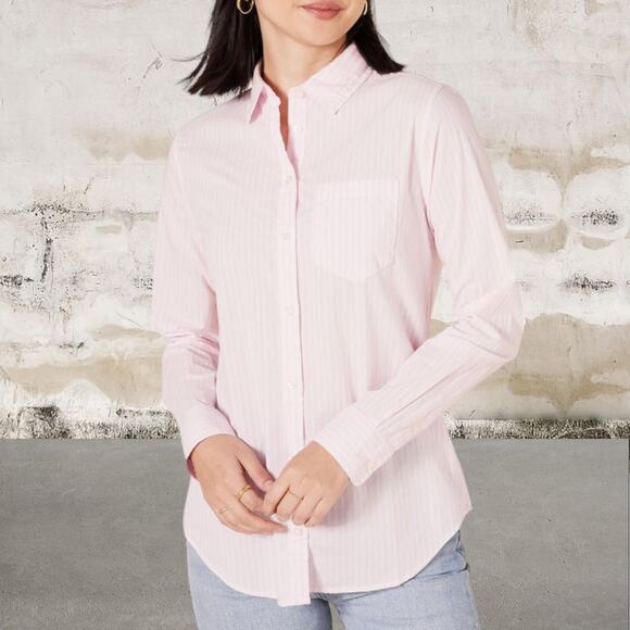 Amazon Essentials Tops - Amazon Essentials Women's Classic Fit Long Sleeve Button Down Shirt-Size XS